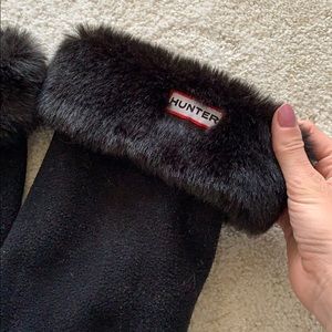 Hunter Black Rain Boot Socks (Tall)